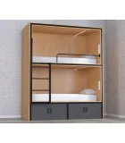 Bunk bed with Loft Design upholstery order